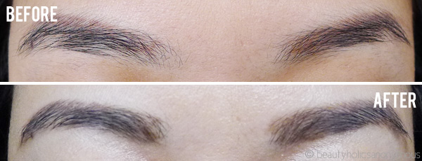 BENEFIT BROW BAR - BEFORE & AFTER REVIEW 