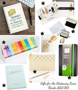 Christmas Gift Guide 2014: For The Stationery Lover Under $50