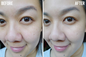 Banila Co It Radiant CC Melting Foundation Before and After